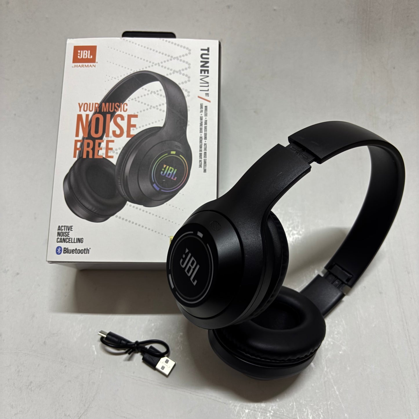 JBL active noise cancelling headphones
